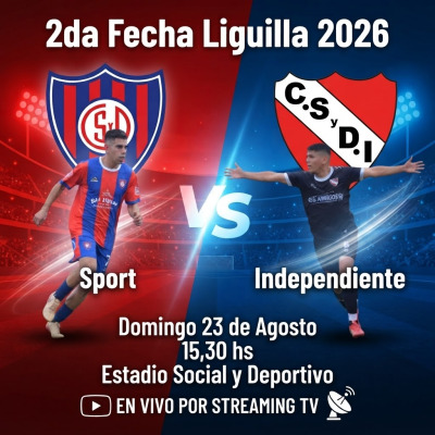 Sport vs Independiente 2 fecha  de liguilla 2026
