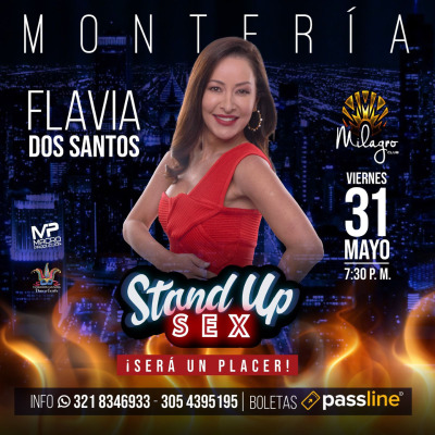 STAND UP SEX COMEDY CON FLAVIA DOS SANTOS MONTERIA