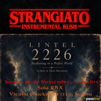 STRANGIATO | TRIBUTO A RUSH LINTEL | 2226 NEW ALBUM