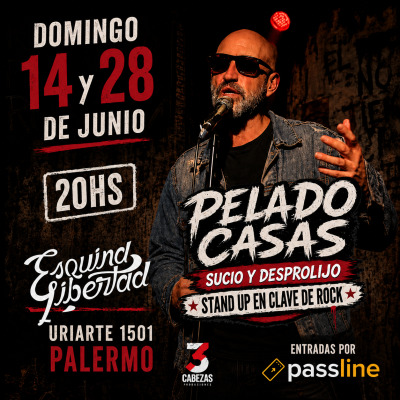 SUCIO y DESPROLIJO un STAND UP de Rock