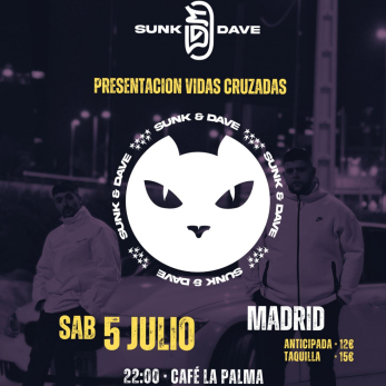 SUNK & DAVE presentan Vidas Cruzadas