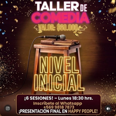 TALLER DE COMEDIA EN HAPPY PEOPLE
