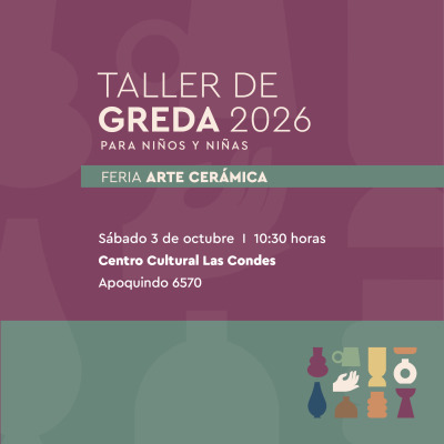 Taller de greda para niños Feria Arte Cerámica