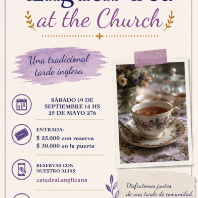 Té inglés en la Catedral Anglicana