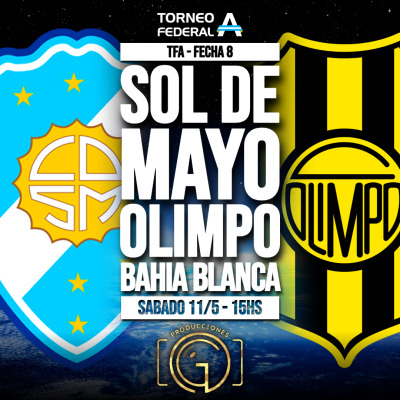 TFA | Sol de Mayo vs Olimpo| Fecha 8 - ESPANA