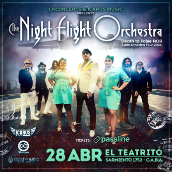 THE NIGHT FLIGHT ORCHESTRA - Death To False Aor Latinamerican Tour 2024
