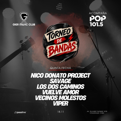 Torneo de bandas - Fecha 5