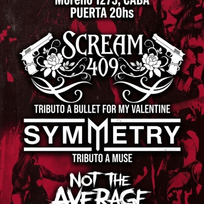 Tributo a Bullet For My Valentine, My Chemical Romance y Muse | Scream 409 Festejo Aniversario⁠