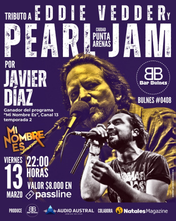 Tributo a Eddie Vedder y Pearl Jam por Javier Diaz