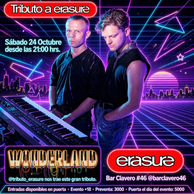 Tributo a Erasure - Wonderland
