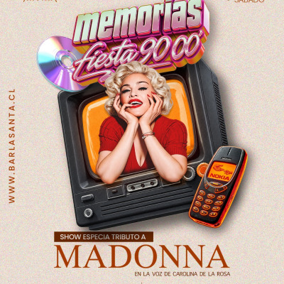 TRIBUTO A MADONNA + FIESTA 90 2000