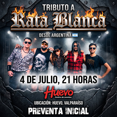 Tributo a Rata Blanca en El Huevo