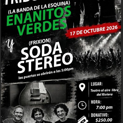 TRIBUTO A SODA STEREO Y ENANITOS VERDES