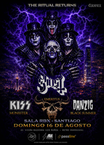 TRIBUTOS EN VIVO RBX GHOST-DANZIG-KISS