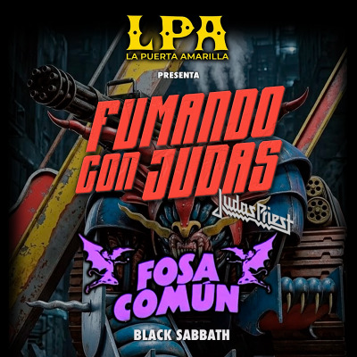 Tributos FUMANDO CON JUDAS (Judas Priest) + FOSA COMÚN (Black Sabbath) en vivo