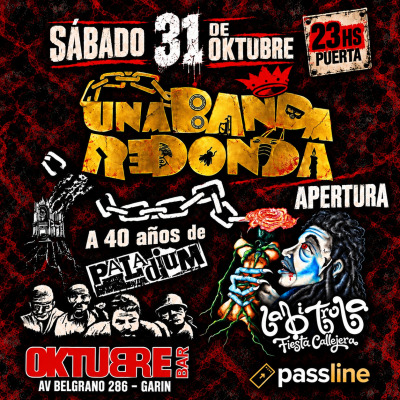 UNA BANDA REDONDA en OKTUBRE BAR