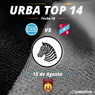 URBA TOP 14 - Fecha 18 CASI vs ATL. DE ROSARIO