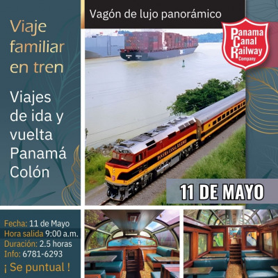 Vagón de Lujo Panorámico | Viaje Familiar En Tren | 11 de Mayo | 9 AM