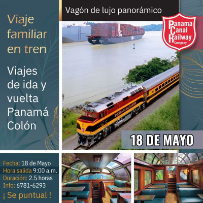 Vagón de Lujo Panorámico | Viaje Familiar En Tren | 18 de Mayo | 9 AM