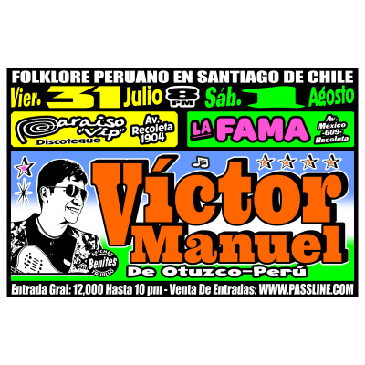 VICTOR MANUEL EN SANTIAGO DE CHILE