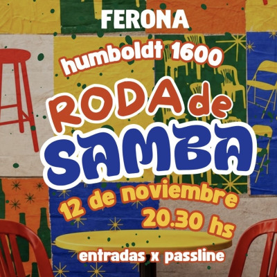 Victoria Scioli Roda de Samba en Ferona