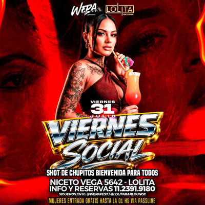 VIERNES SOCIAL WEPAFEST 31.07