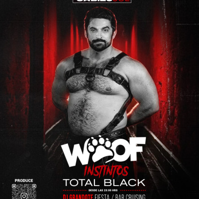 WOOF INSTINTO TOTAL BLACK