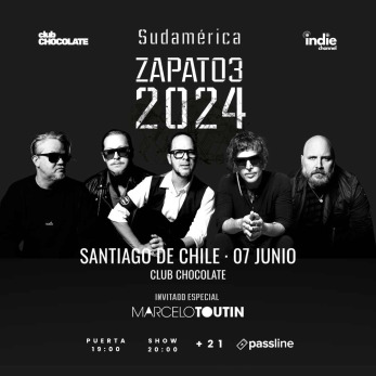 Zapato 3 Gira Sudamérica 2024 Santiago de Chile