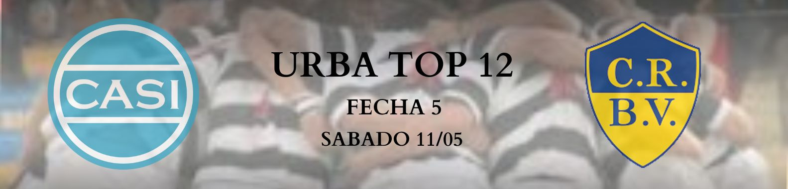 URBA TOP 12 - Fecha 5 - CASI vs CRBV